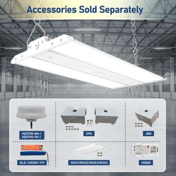USA Stock DLC UL 165W-400W Industrial Led High Bay Light With Dimmable Function And 5000K For Warehouses