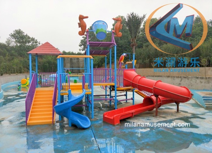 Kids Water Play House Suitable for Water Parks & Aquatic Settings