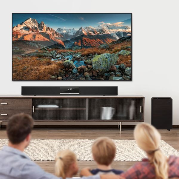 4.1 Channel TV Sound Bar with Subwoofer, surround soundbar 140w home theater systems