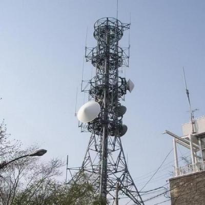 用于电信广播的Gsm自支撑钢格塔通信手机塔