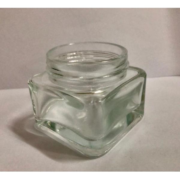 100г придают квадратную форму бутылкам стеклянных Креам косметик опарника Креам/контейнерам лосьона Эко дружелюбным