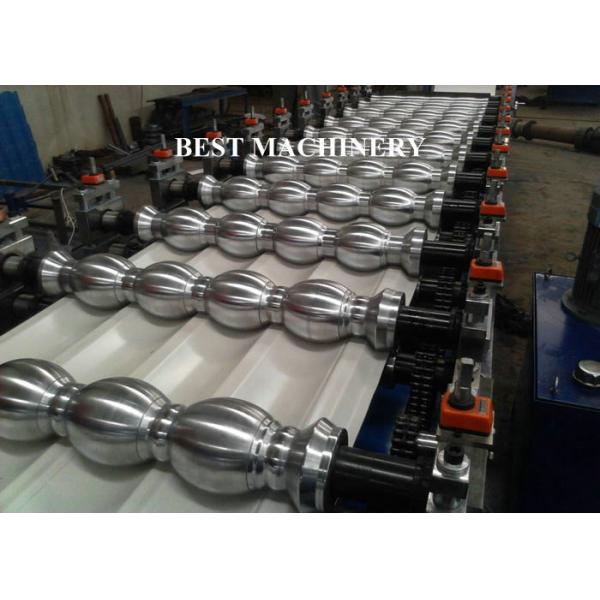 Arc Shape Roll Tie / Gazed Shape Steel Tile Forming Machine Galvanized Aluminum