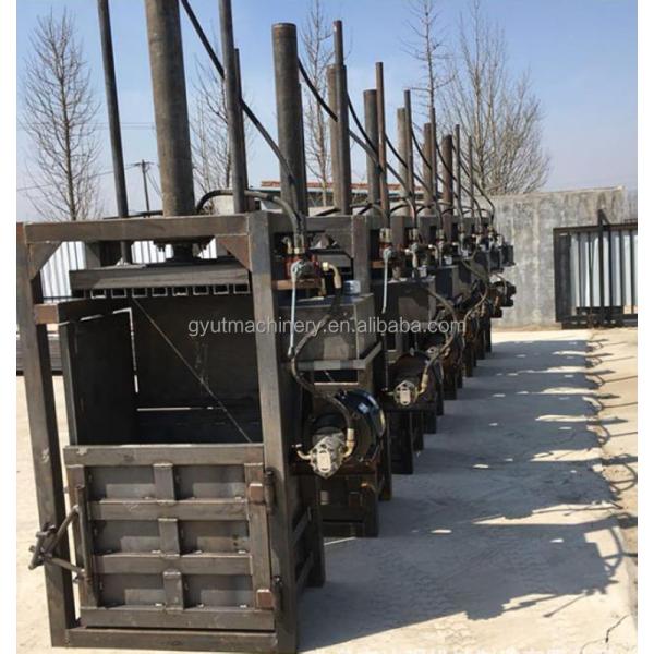 Оборудование товаров Гидравлическая автоматическая картонная упаковка Сжатие пластиковые бутылки Картонный баллер