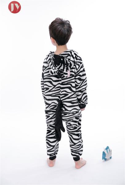 Wholesale Custom Animal Kids Pajamas zebra Girls Onesie For For Christmas Festival Breathable Quick Dry