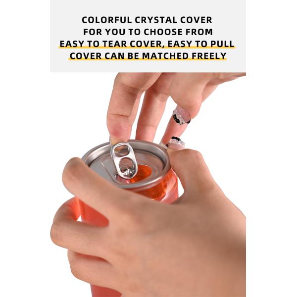 Food Grade 300ml OEM PET Plastic Beverage Bottles With Snap Lid