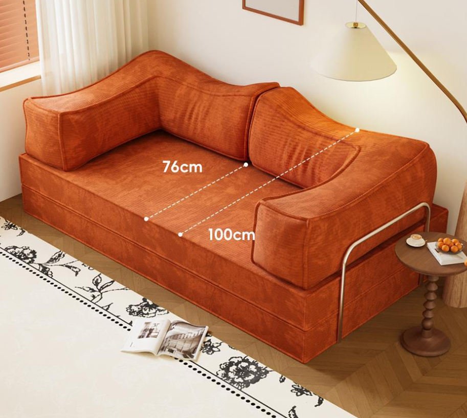 Modern Modular Folding Convertible Sofa Bed Tufted Reclining Full 35D Sponge Comfortable Cloud Couch Compressed Living Villa