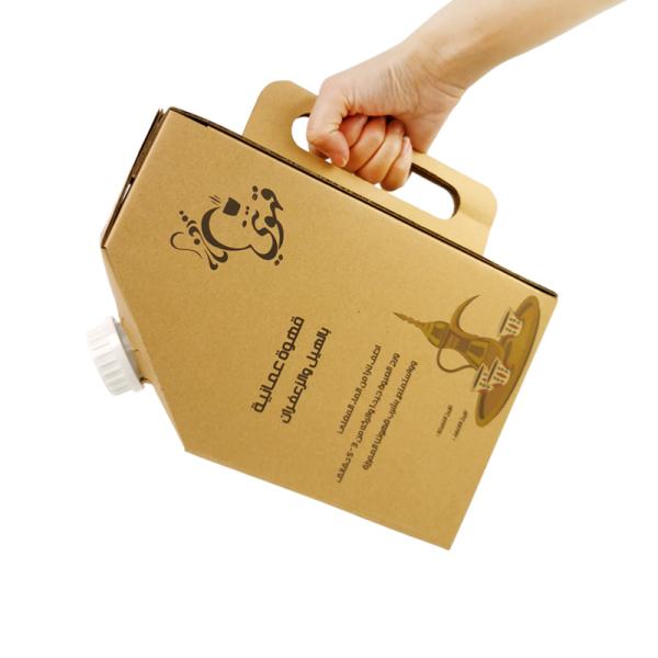 1L / 2L / 3L / 5L sac de boisson à main jetable sac à café bib en boîte