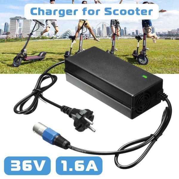 36V 1.6A Lithium Ion Battery Chargers 3pin XLR Male Scooter