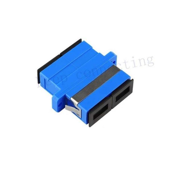 4G Network Compatible PBT Material SC Adapter for FTTH SX/DX Fiber Cores Applications