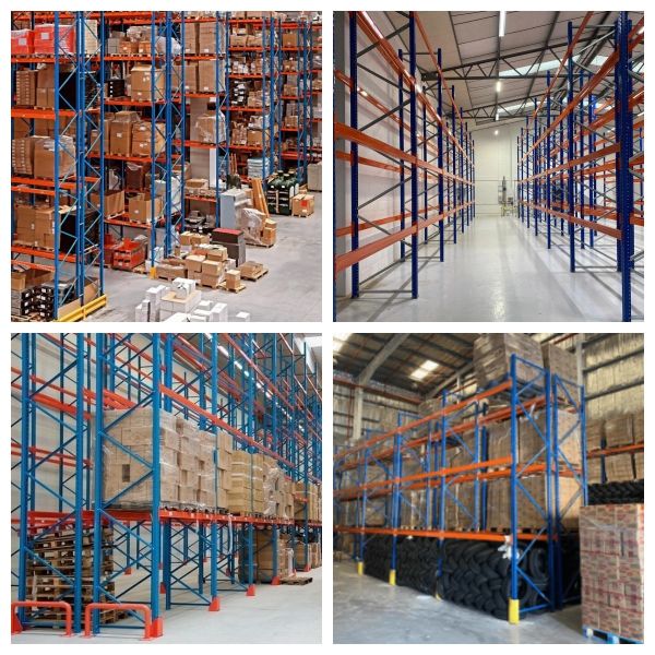 Heavy-Duty Storage Selective Pallet Rack System with High Load Performance