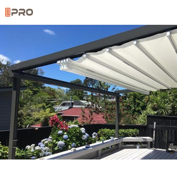 Flexible Outdoor Patio Retractable Aluminum House Awnings Modern Motorized