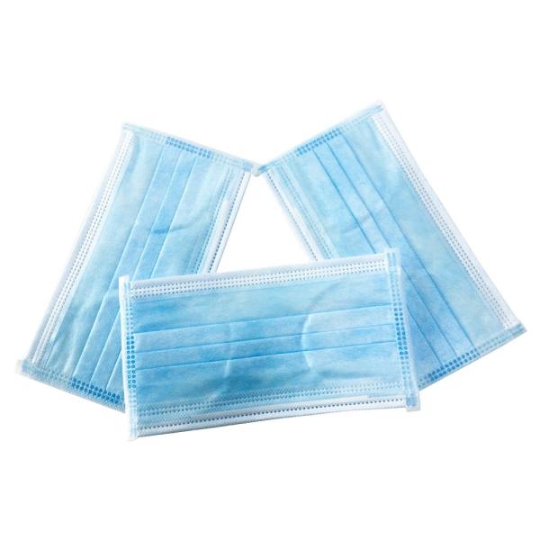 3 Ply Protective Surgical Medical Nonwoven Disposable Facial Face Mask 17.5x9.5cm
