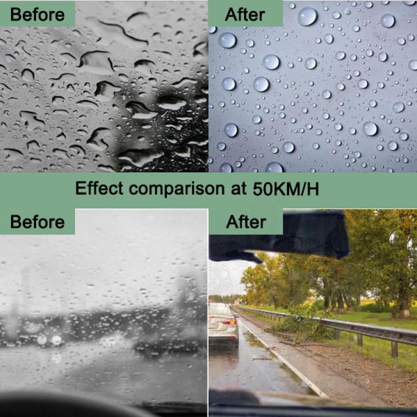 Anti Fog Car Care Cleaning Kit Nano Hydrophobic Spray For Windshield