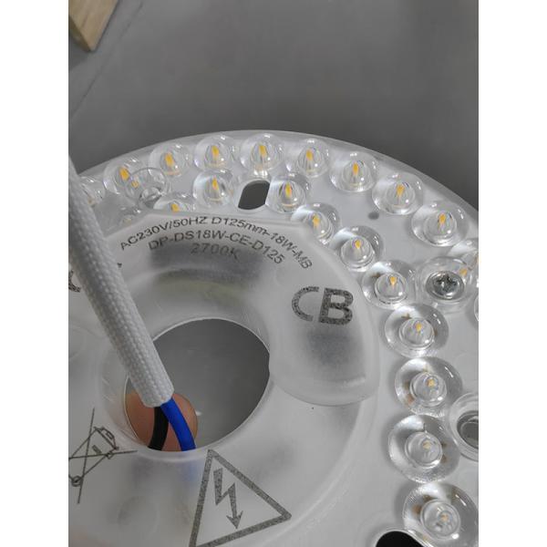 LED ceiling fan light replacement:    new products: dia125mm single color 2700K , CE ROHS ERP certification approved