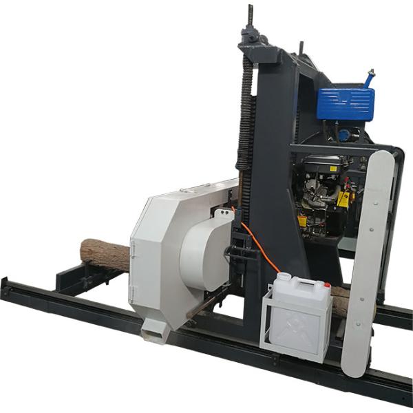 Лесопильные заводы Woodworking, горизонтальный ленточнопильный станок, дизельная портативная лесопилка