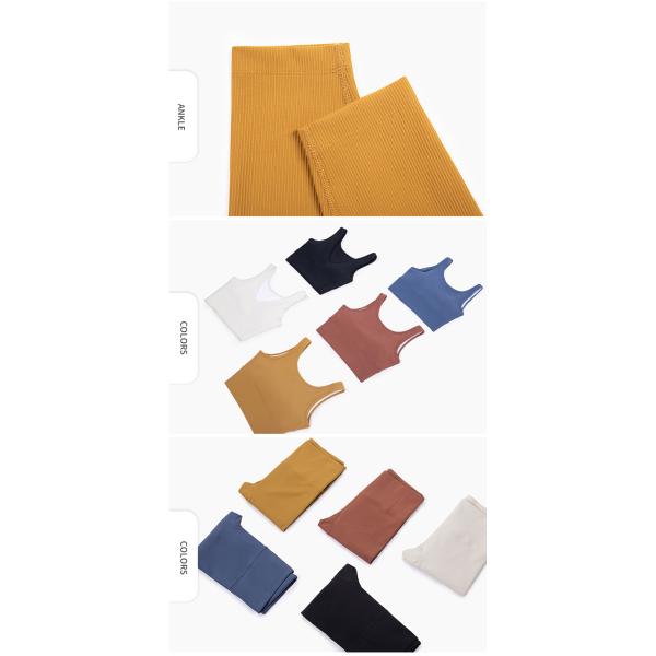 Женщины пошутили над Activewear спортзала йоги устанавливают спортзал 2 части установила RGS