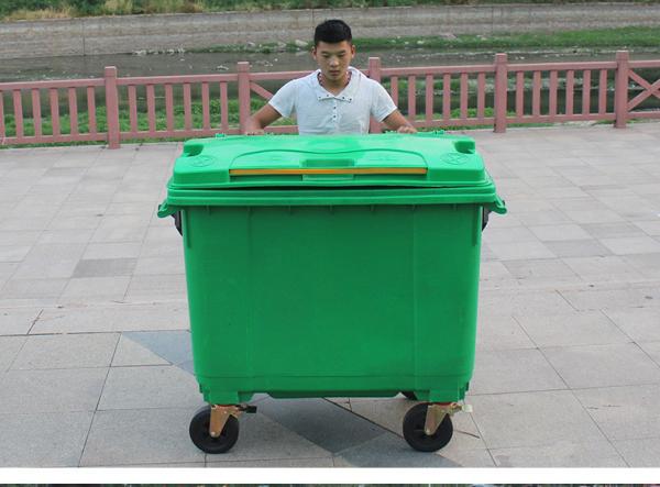 660 Liter Plastic Waste Container Trash Bin Waste Bin Garbage Can