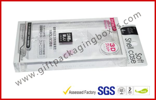 PVC Power Bank Clear Plastic Clamshell Packaging Box with Printing For Iphone Case