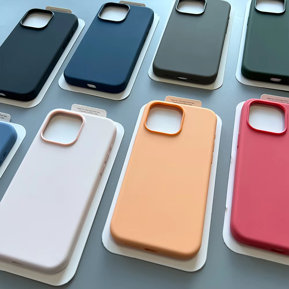 Custom Logo Shockproof Light Weight Silicone Magnetic Phone Case for iPhone All Models