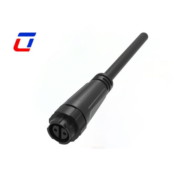M16 10A IP67 2 Pin Waterproof Connector Electrical Outdoor Male Female Connector