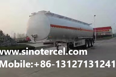 40-50CBM Petroleum Semi Tanker Trailer 3 Axles 5 Compartment