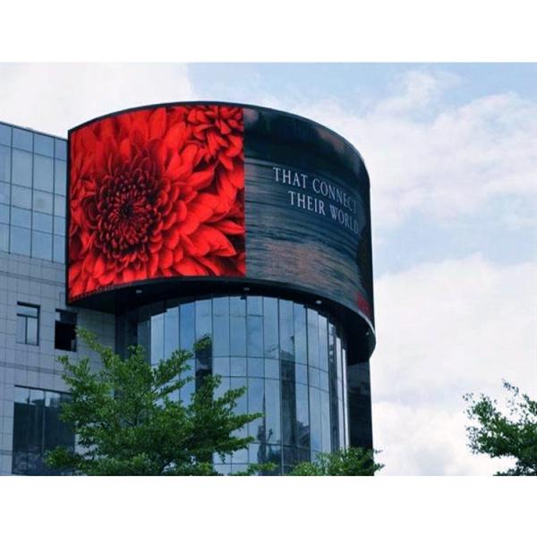 Custom Large Outdoor Building Led Display Screen P6 SMD3535 Advertising Board