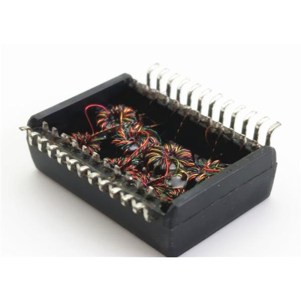 48 Pins Ethernet Lan Transformer , H2017NL PoE Gigabit Ethernet Transformer