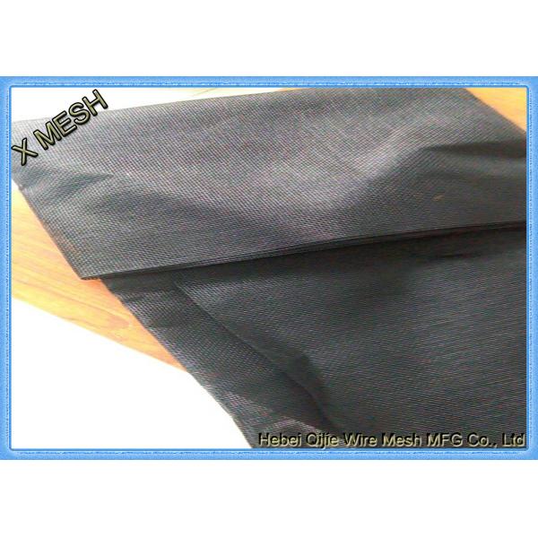 15*10 Mesh Black Color Fly Screen Mesh High Strength Pet Screen 32% Polyester And 68% PVC