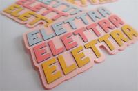Étiquettes d'impression sur sérigraphie personnalisées en PVC TPU avec 3 couleurs Pantone