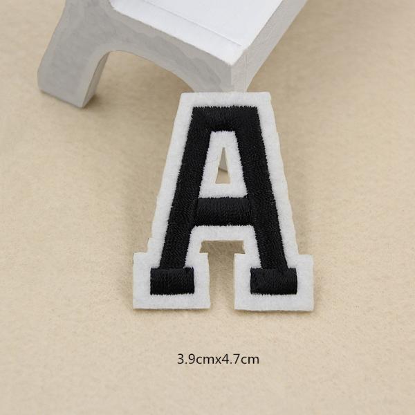 Custom Heat Cutting Embroidery Letter Patch For Clothing