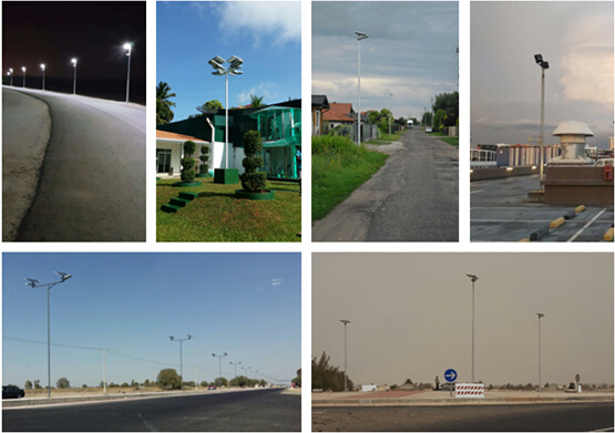 Professional Solar Powered Led Pole Lights Motion Sensor For Yard / Garden