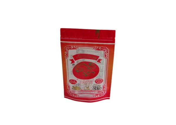 Customized k Poly Stand Up Pouches Square Corner With Bopp Lamination