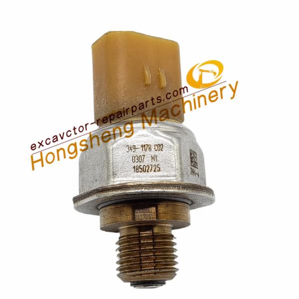 Cat Excavator Common Rail Pressure Sensor 3491178 349-1178 For E330D E336D E345D