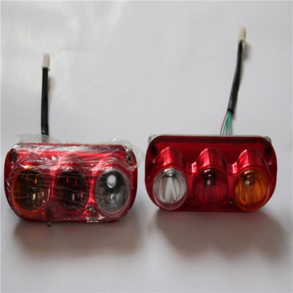 Three Color Square Led Tail Lights , Small Car Led Tail Lights Energy Saving