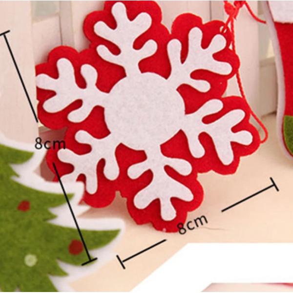 Dress Up Pendant Christmas Party Crafts Ornaments Customized Size Eco - Friendly