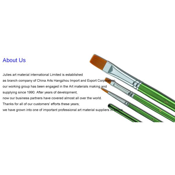 Skinny Fine Artist Painting Brushes 1 Inch Flat Brushes For Acrylic Painting