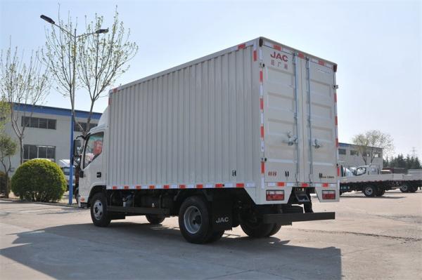 Chinses Manufactuer logistics and transportation 4x2 JAC Cargo Van Box Truck with 2 ton 3 tons loading capacity