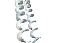 Stainless Steel SS304 SS316 Shaftless Auger Screw For Conveyor Farms Machinery Repair Shops Powder Conveyor