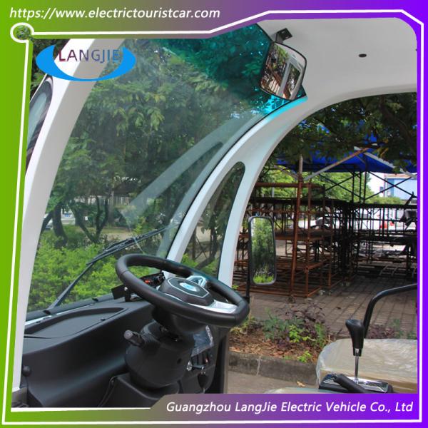 2 Passengers Golf Food Cart  Loading 900kgs AC Motor Electric Freight Car For Factory