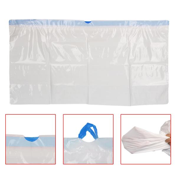 Drawstring сумки коробки сора кота LDPE толщины 50 микронов