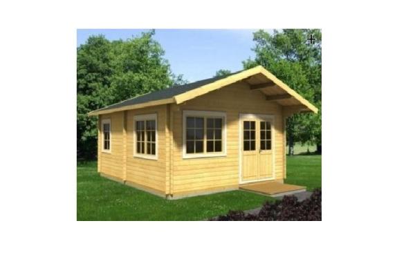 Eco-friendly Outdoor Wooden House , 630*450cm Log Cabin Wooden House
