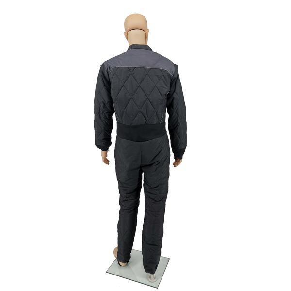 220g/440g Cotton Undersuit Cold Water Scuba Diving Dry Suit Black Color