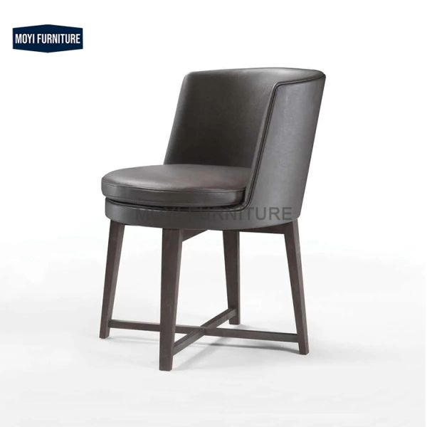 Italian Modern Creative High-End Office & Dining Chairs Light Luxury Circular Design Commercial Negotiations Household Makeup