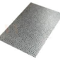 folha de aço inoxidável gravada revestimento 0.4mm-3.0mm do favo de mel 2B