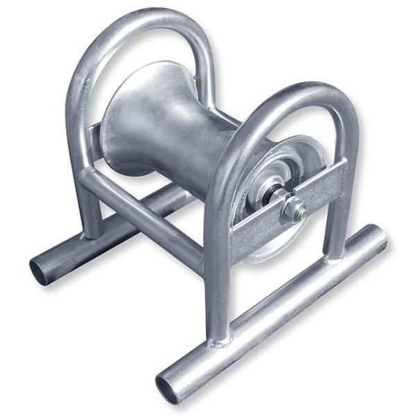 Cable Laying Equipment Straight Cable Pulling Roller With Nylon Wheel