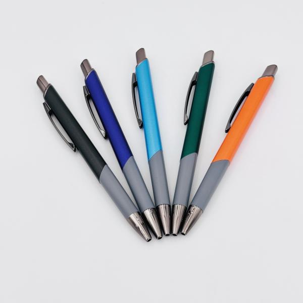 Press Aluminum Gel Pen 0.5mm Multi-color Square Barrel Metal Neutral Pen Stationery Supply