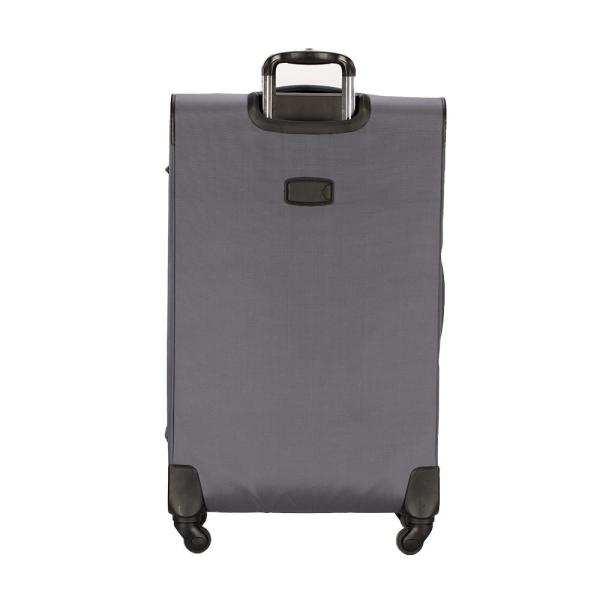 EVA Padding Twill Nylon Fabric Soft Travel Luggage With Mute Double Wheels