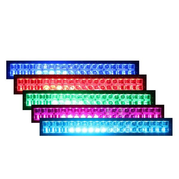 Color Changing 120W  4x4 16200LM Bluetooth LED Light Bar