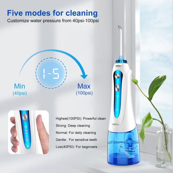 FCC Cordless Dental Water Flosser Safely For Shower