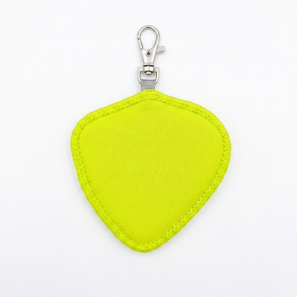 Customized Eco-Friendly Rubber Silk Screen Printed Rectangular Hanging Ring Embroidery Keychain